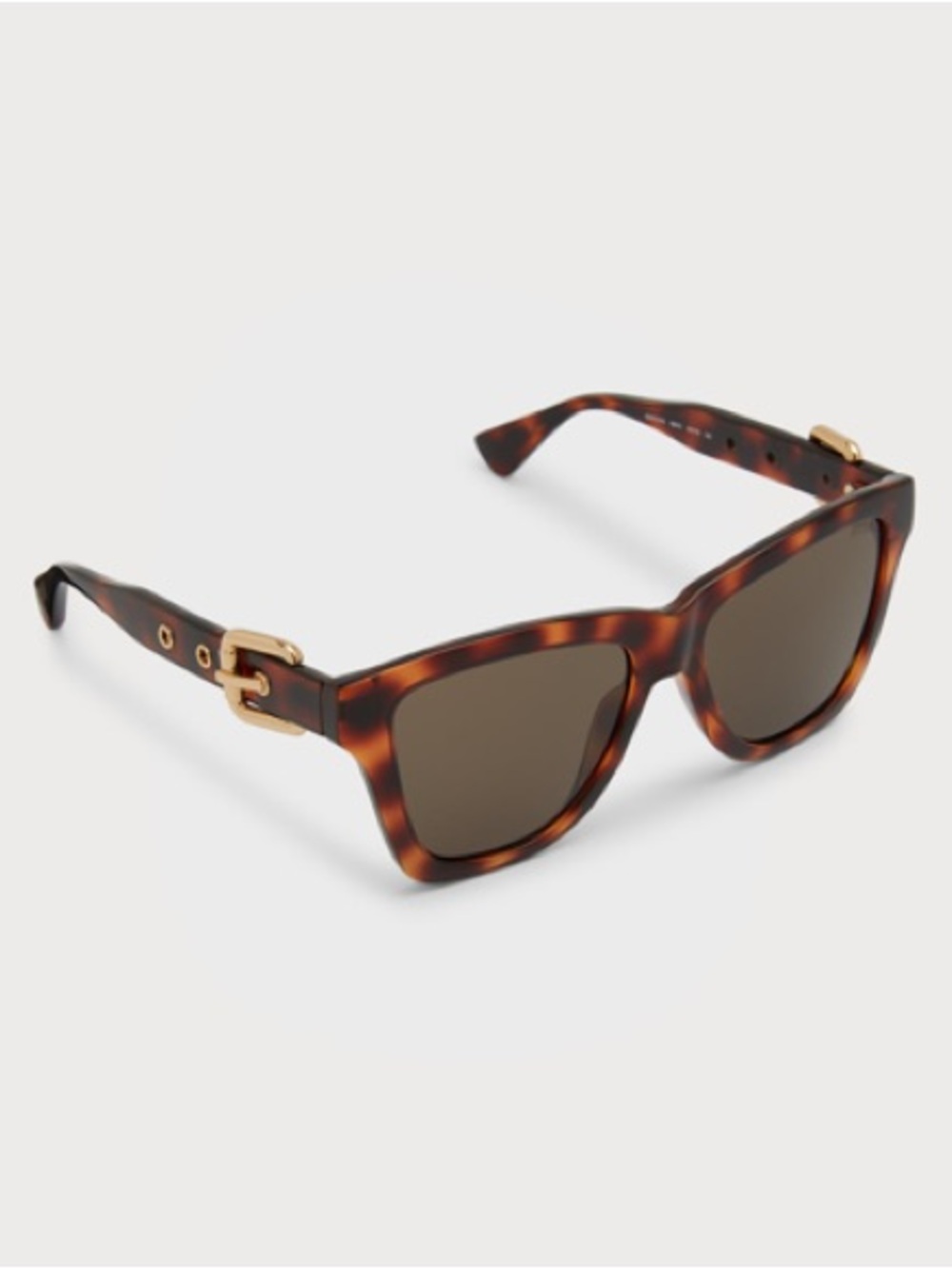 MOSCHINO Buckle Nylon & Plastic Cat-eye
Sunglasses In 086 Havana